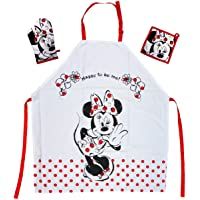 Tex idea El regalo para los fans de Disney Minnie Mouse: delantal de cocina con delantal de Minnie Mouse Mini Miny 65…